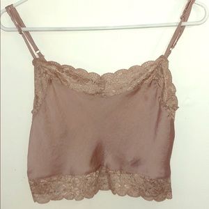 Dusty pink crop top